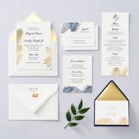 Palms Wedding Invitation