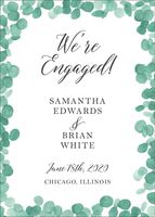 Eucalyptus Engagement Party Invitation