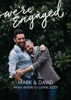 We're Engaged Engagement Party Invitation