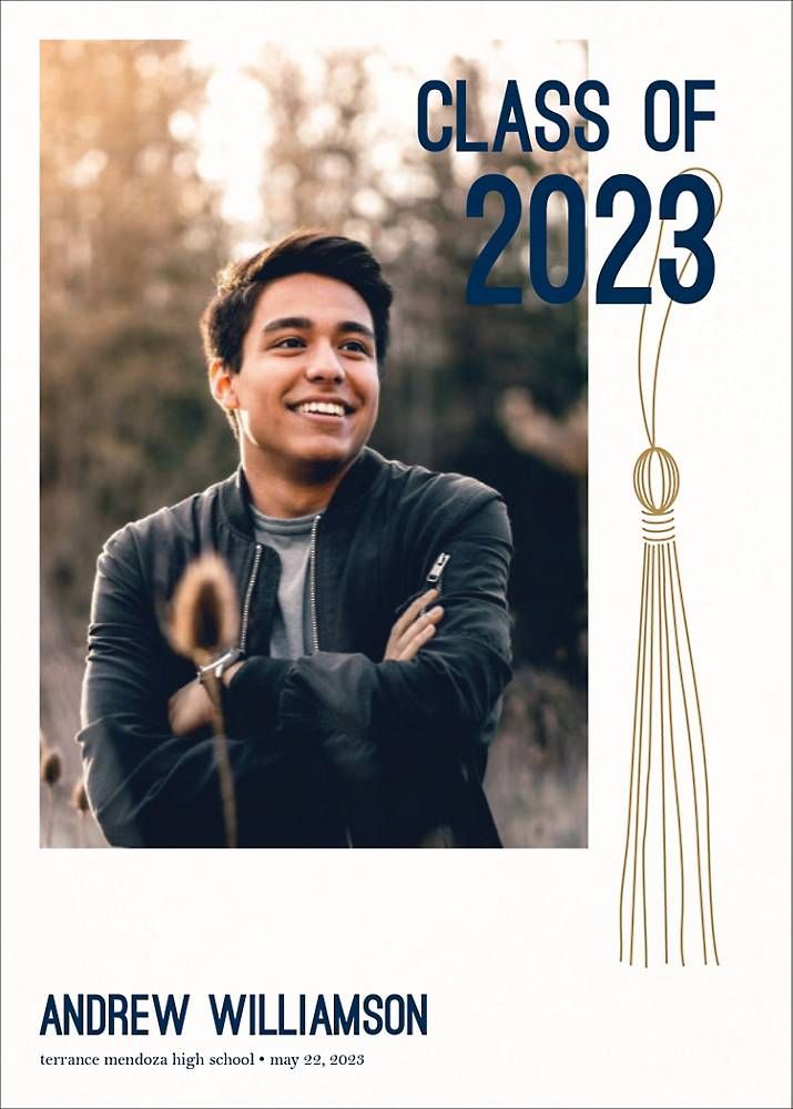 Tassel Graduation Announcement