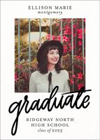 Graduate Script Graduation Announcement