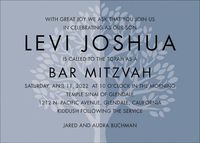 Split Tree Bar Mitzvah Invitation