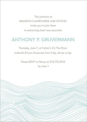 Waves Party Invitation