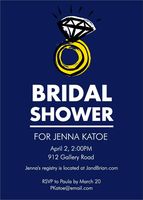 Sketch Ring Bridal Shower Invitation