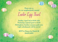 Egg Hunt Party Invitation