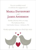 Love Birds Engagement Party Invitation