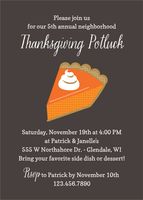 Pumpkin Pie Party Invitation