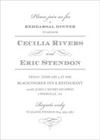 Pearl Rehearsal Dinner Invitation