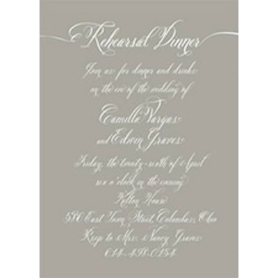 Love Letter Rehearsal Dinner Invitation