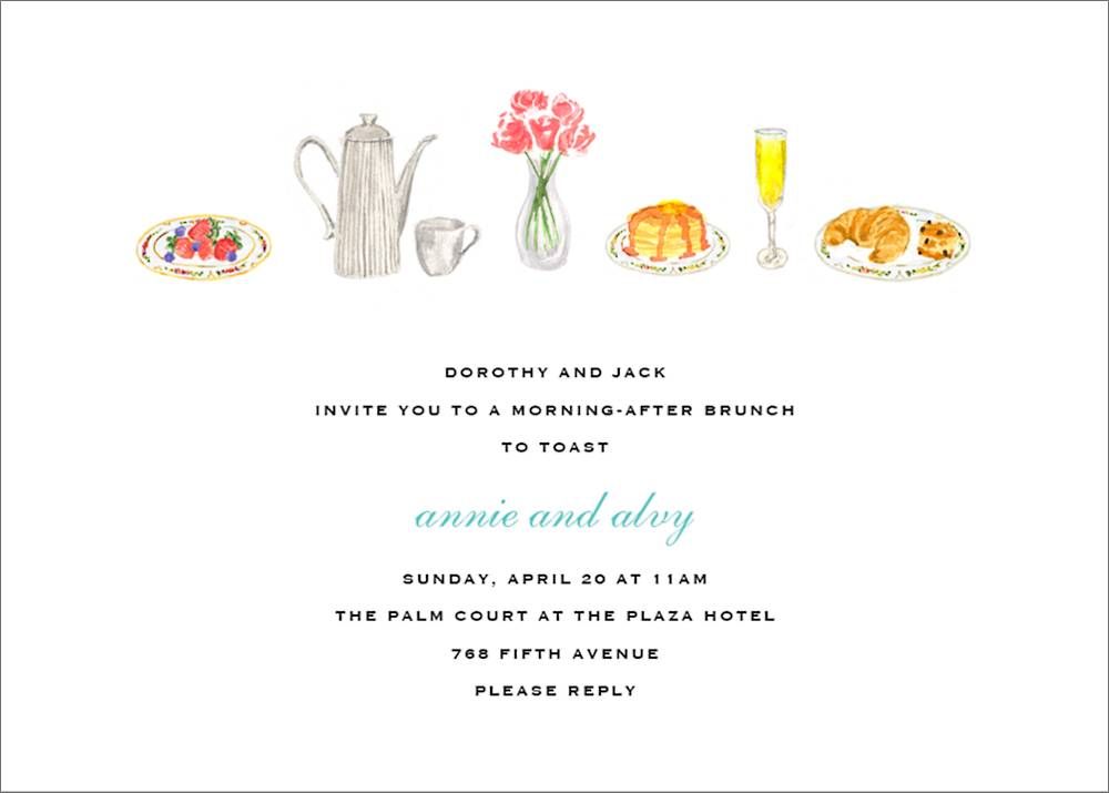 Brunch Brunch Invitation