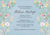 Chinoiserie Bridal Shower Invitation