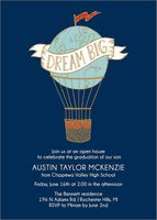 Dream Big Graduation Invitation