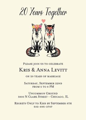 Anniversary Party Invitations – The Write Choice