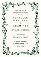 English Ivy Rehearsal Dinner Invitation