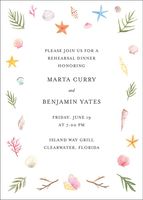 Nautical Rehearsal Dinner Invitation