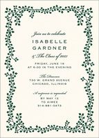 English Ivy Graduation Invitation