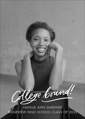 College Bound Graduation Announcement