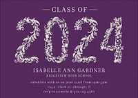 Floral Vine Year Graduation Invitation