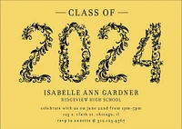 Floral Vine Year Graduation Invitation