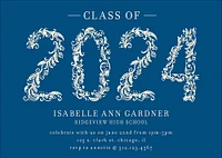 Floral Vine Year Graduation Invitation