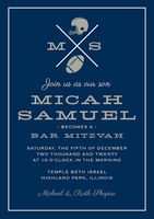 Football Bar Mitzvah Invitation