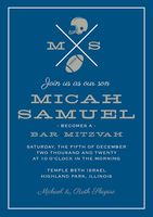 Football Bar Mitzvah Invitation