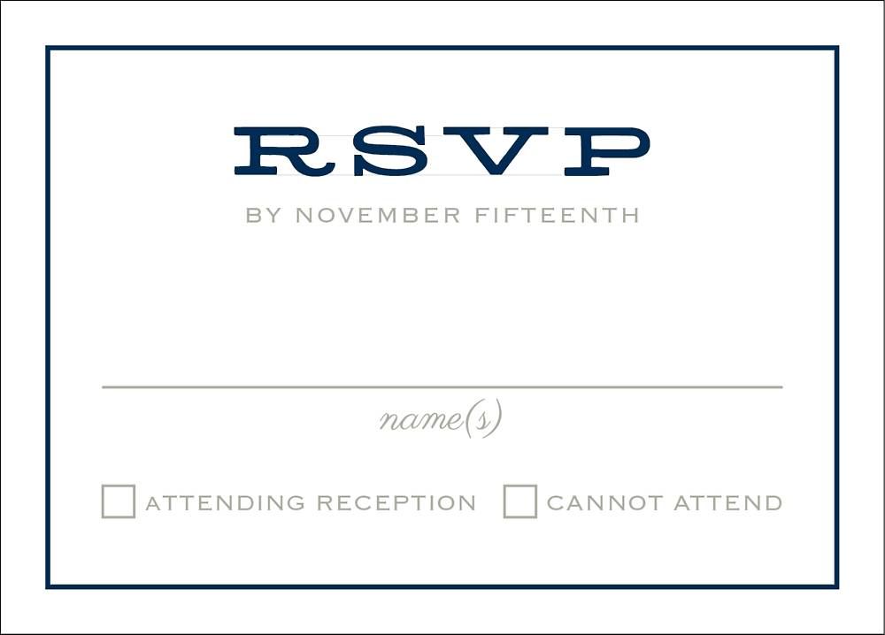 Football Bar Mitzvah Response Card
