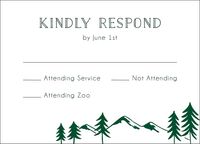 Adventure Bar Mitzvah Response Card