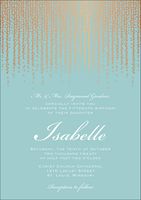 Chandelier Foil Quinceañera Invitation