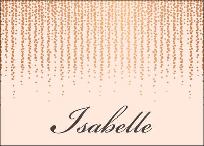 Chandelier Foil Quinceañera Stationery