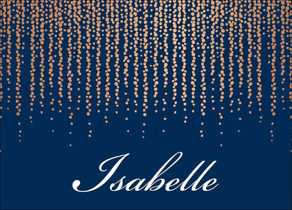 Chandelier Foil Quinceañera Stationery