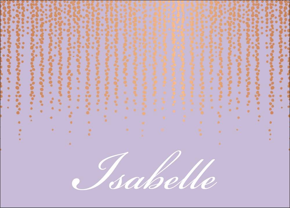 Chandelier Foil Quinceañera Stationery
