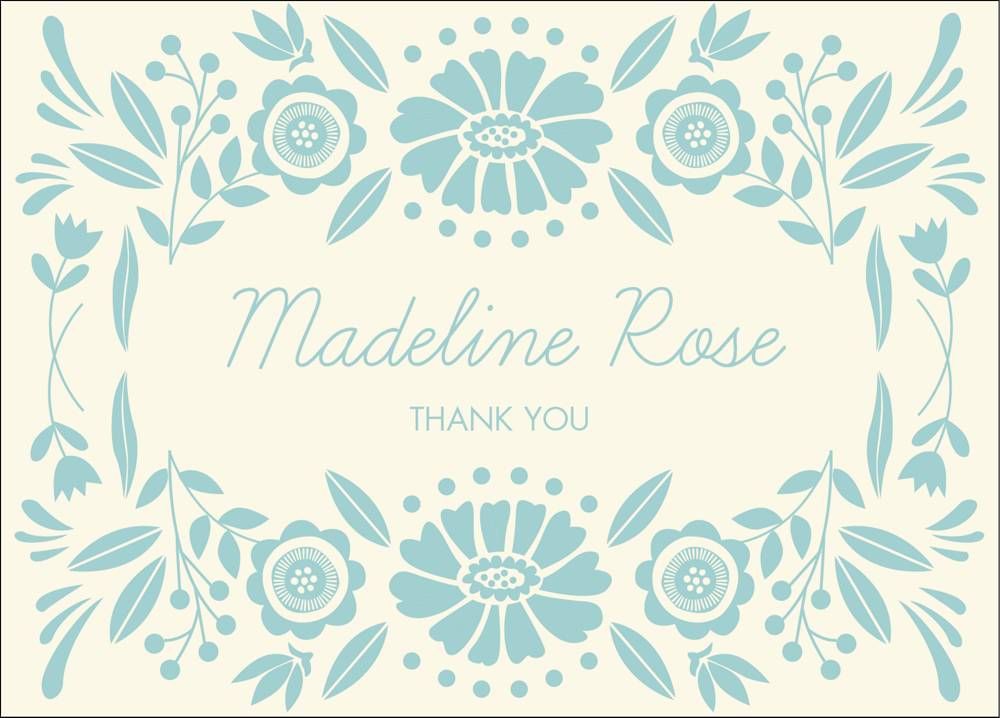 Floral Frame Quinceañera Stationery