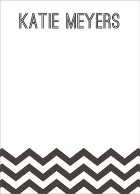 Chevron Stationery