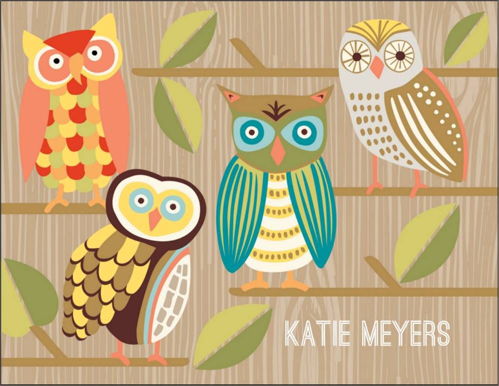 Owls Stationery