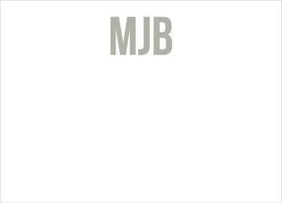 Bebas Monogram Stationery