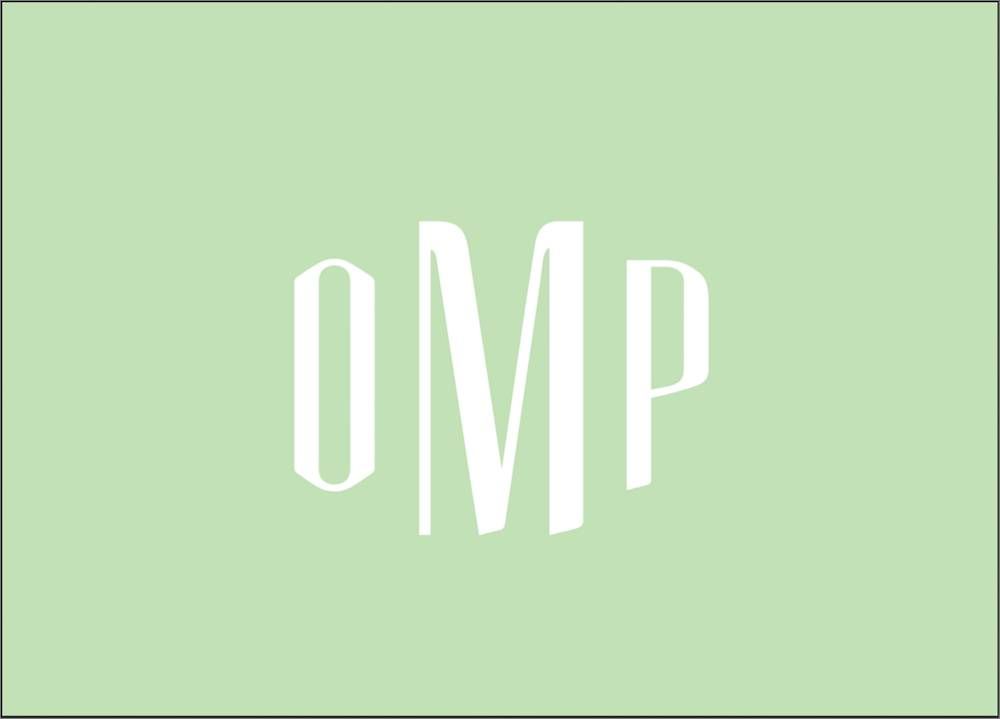Tommaso Monogram Stationery