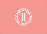 Wreath Monogram Stationery