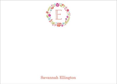 Floral Monogram Stationery