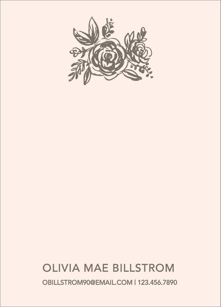 Floral Stationery