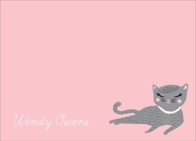 Cat-itude Custom Stationery