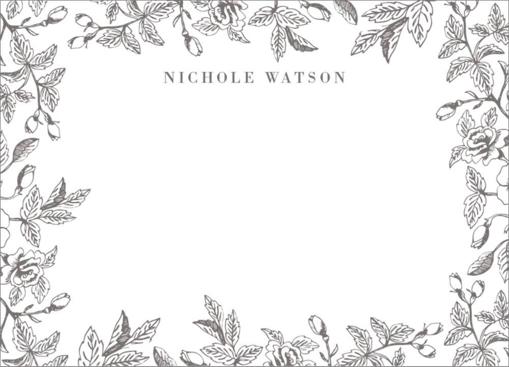 Garden Border Stationery