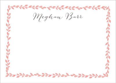 Laurel Border Stationery