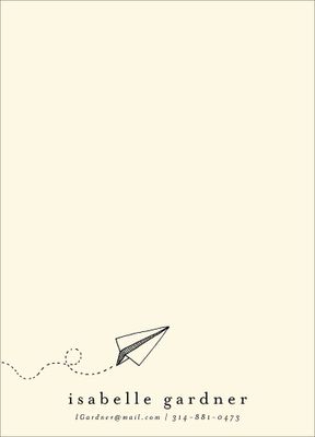 Paper Plane Stationery