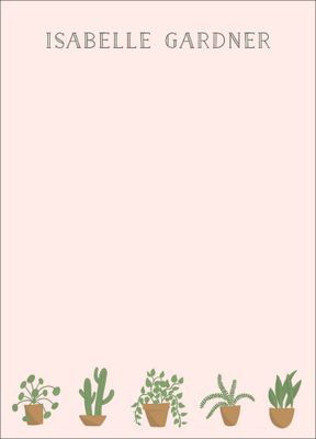 Potted Plants Stationery