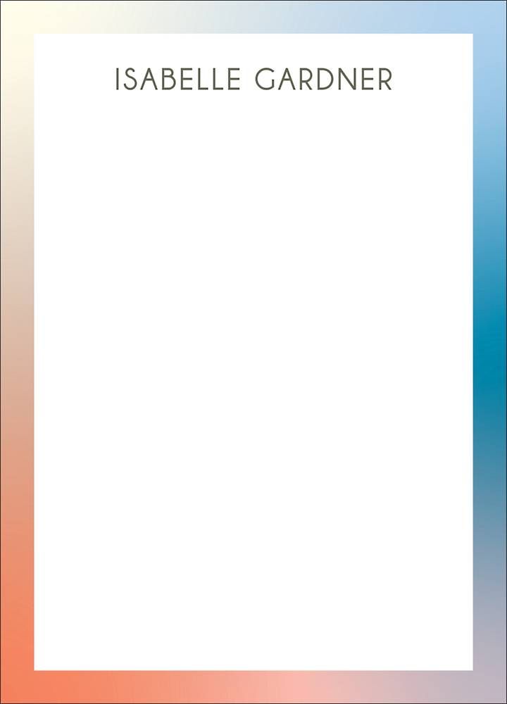 Gradient Stationery