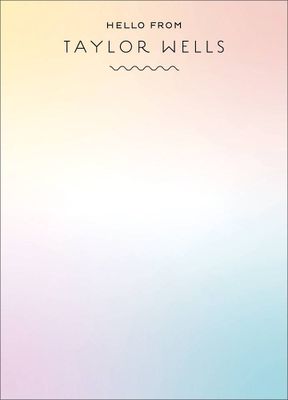 Hello Gradient Stationery