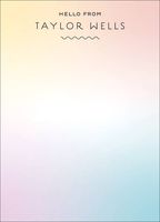 Hello Gradient Stationery