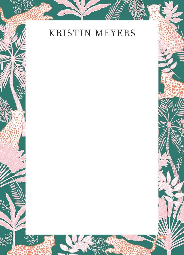 Jungle Cats Stationery