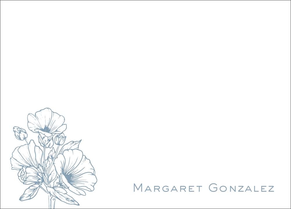 Linework Blossoms Stationery